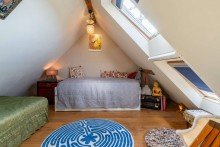 18392 Spitzboden Freistehendes Einfamilienhaus in Ehlenz I Toller Garten I 3 Schlafzimmer & 2 Badezimmer I Sauna