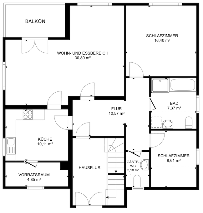 18359 Grundriss EG Erdgeschosswohnung J�nkerath