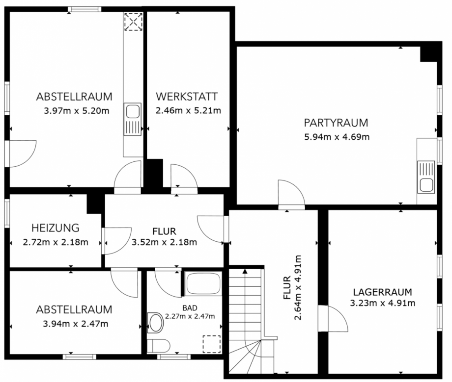 18245 Grundriss KG Einfamilienhaus M�sch