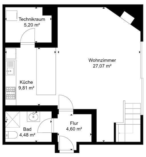 18403 Grundriss EG Einfamilienhaus Diefenbach