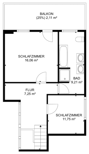 18375 Grundriss OG Haus Kyllburg