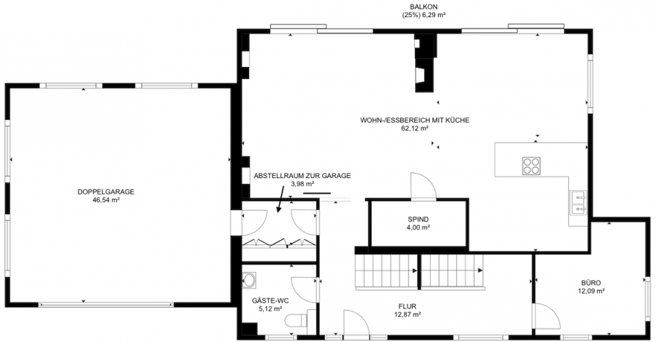 18364 Grundriss EG Haus �dersdorf