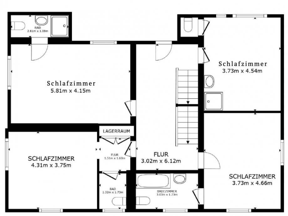 18300 Grundriss 1. OG Haus Manderscheid