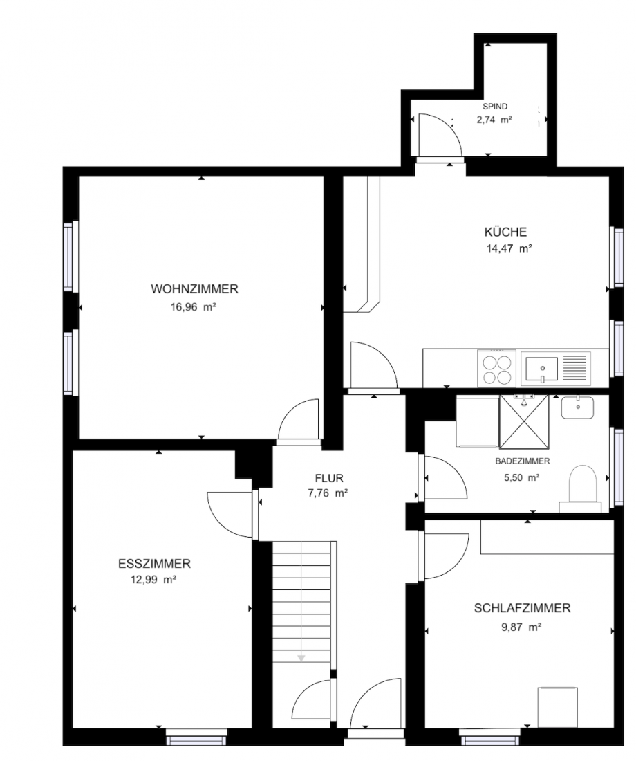 18382 Grundriss EG Einfamilienhaus J�nkerath