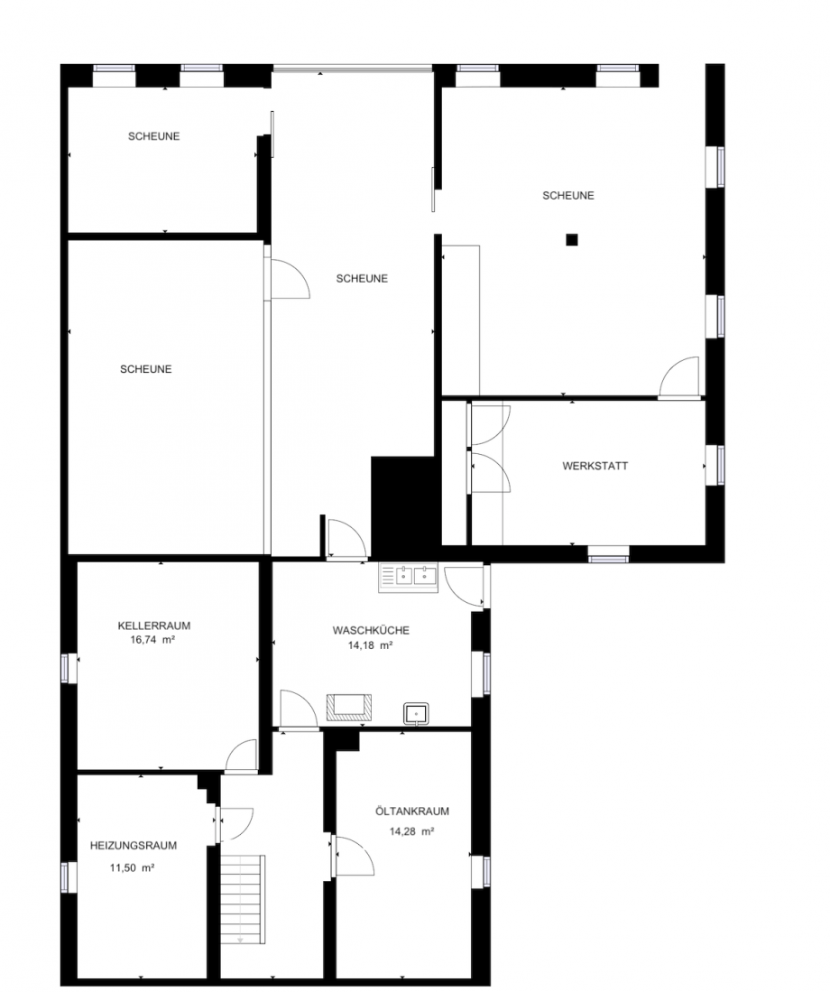 18382 Grundriss KG Einfamilienhaus J�nkerath