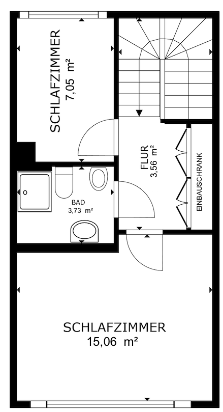 18378 Grundriss 2. OG Haus Pelm