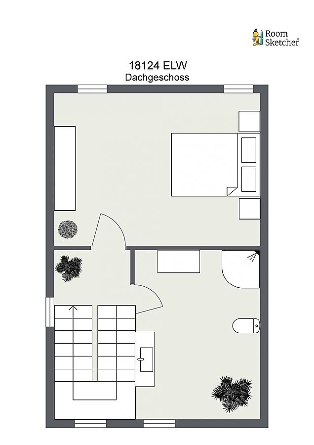 18124 Grundriss ELW - Dachgeschoss Einfamilienhaus Birresborn
