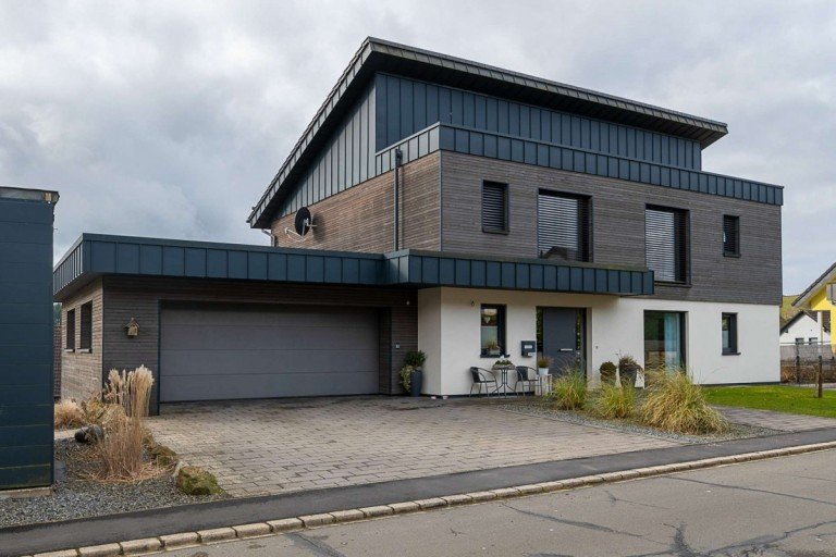 18364 Au�enansicht �dersdorf Haus Freistehendes Einfamilienhaus in �dersdorf - Energieklasse A+ - hochwertige Ausstattung - Erdw�rme