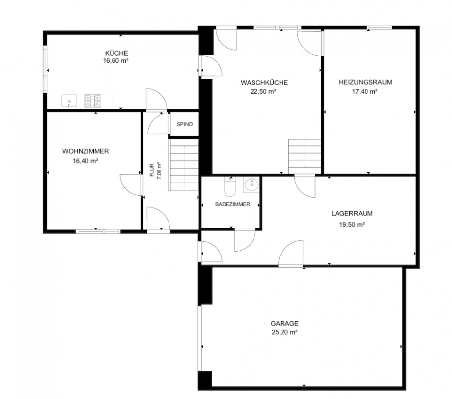 18361 Grundriss EG Haus Immerath