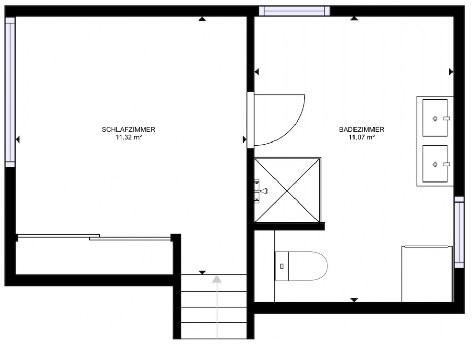 18379 Grundriss OG Haus Lissendorf