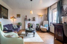 18392 Wohnzimmer Freistehendes Einfamilienhaus in Ehlenz I Toller Garten I 3 Schlafzimmer & 2 Badezimmer I Sauna