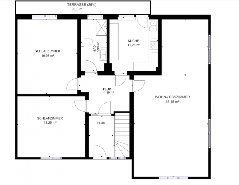 18365 Grundriss EG Haus Sankt Thomas
