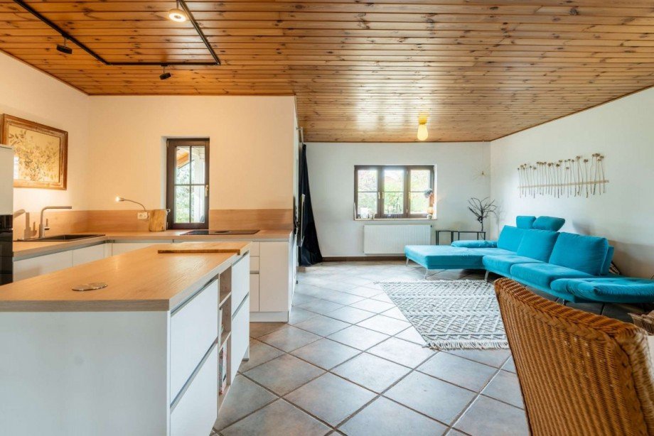 18394 Wohnbereich mit K�che Bungalow Bettenfeld