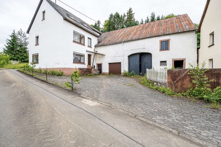 18361 Au�enansicht Immerath Haus Ehemaliges Bauernhaus mit Einliegerwohnung in Immerath - Gro�es Grundst�ck und viel Potenzial!