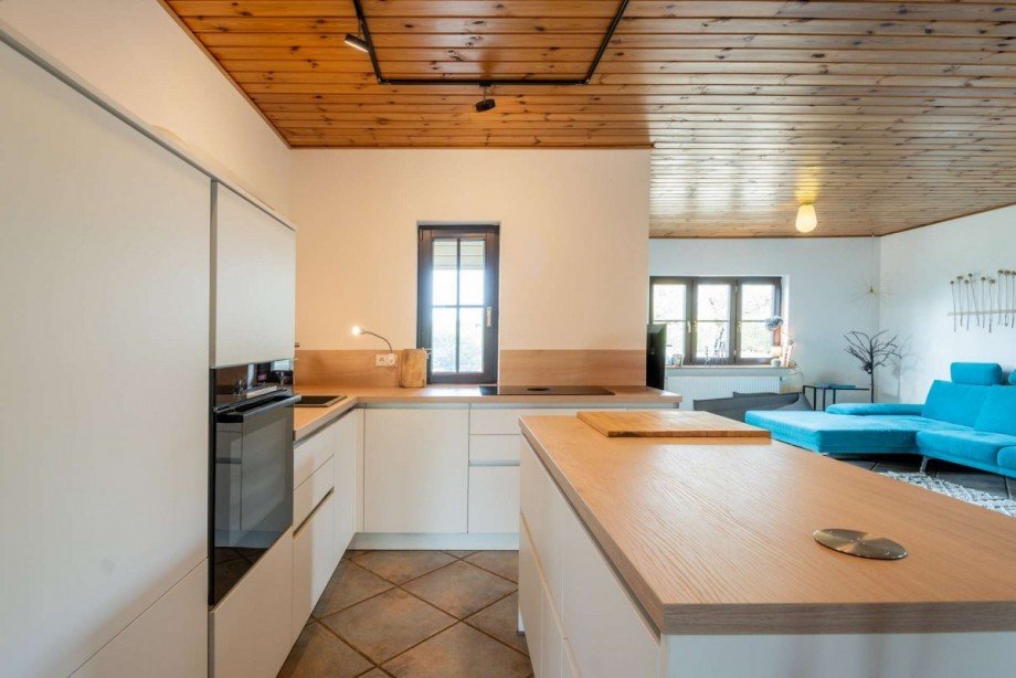 18394 Wohnbereich mit K�che Bungalow Bettenfeld