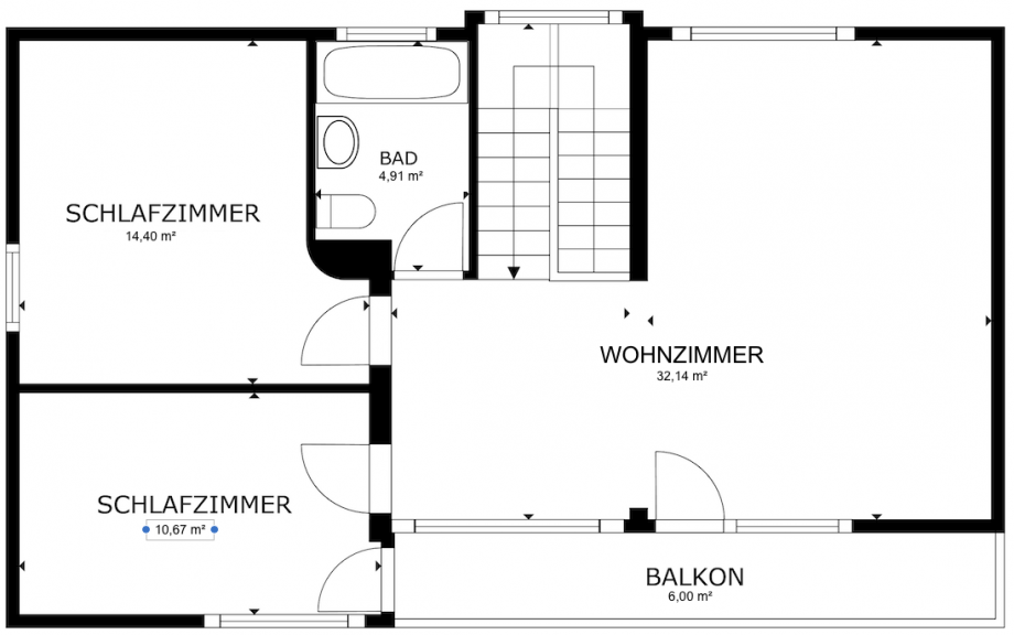 18326 Grundriss Nebenhaus - OG Einfamilienhaus Pomster