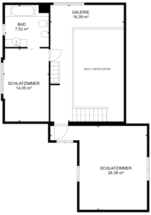 18403 Grundriss OG Einfamilienhaus Diefenbach