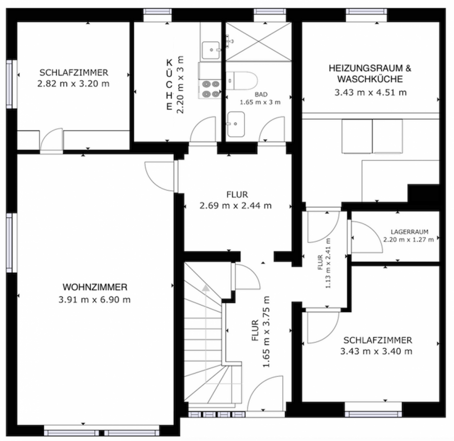 18288 Grundriss EG Haus Daun