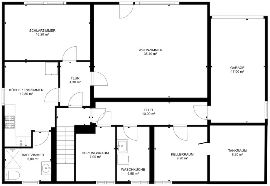 18357 Grundriss UG Einfamilienhaus Sch�necken
