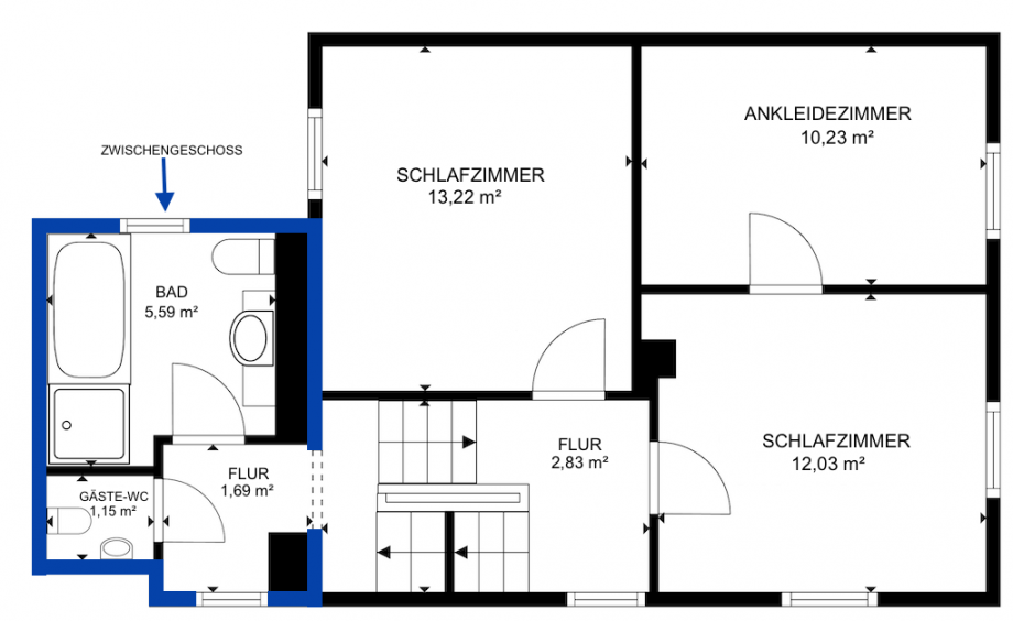 18400 Grundriss OG Einfamilienhaus �dersdorf